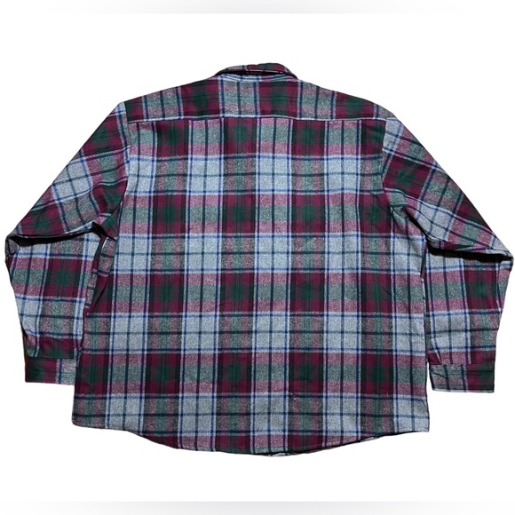Five Brother Vintage Brawny Extra Weight Plaid Flannel Shirt NWT Sz 4XL - Picture 8 of 11